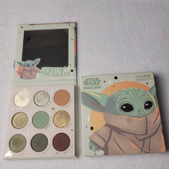 Colourpop The Mandalorian Groku eyeshadow palette - Picture 1 of 3